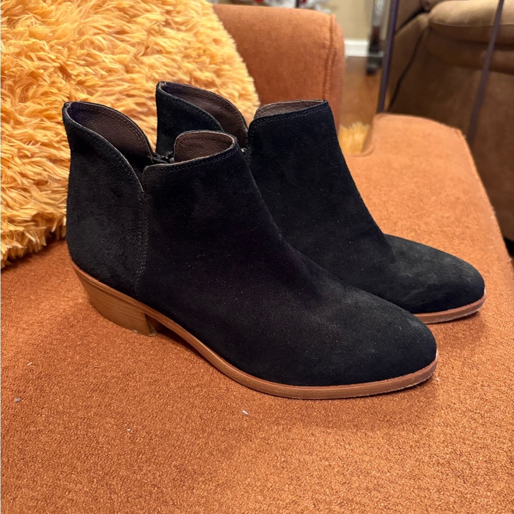 Garnet Hill Black Ankle Boots